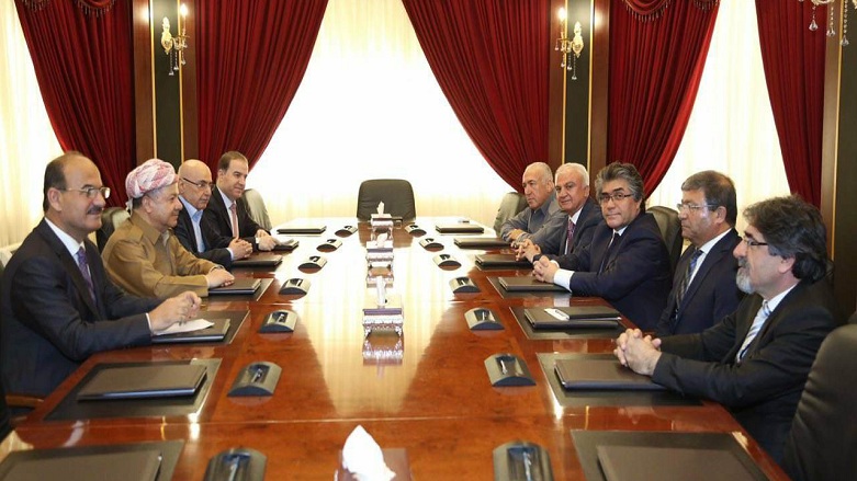 Serok Barzani pêşewazîya heyeta PAKê kir 